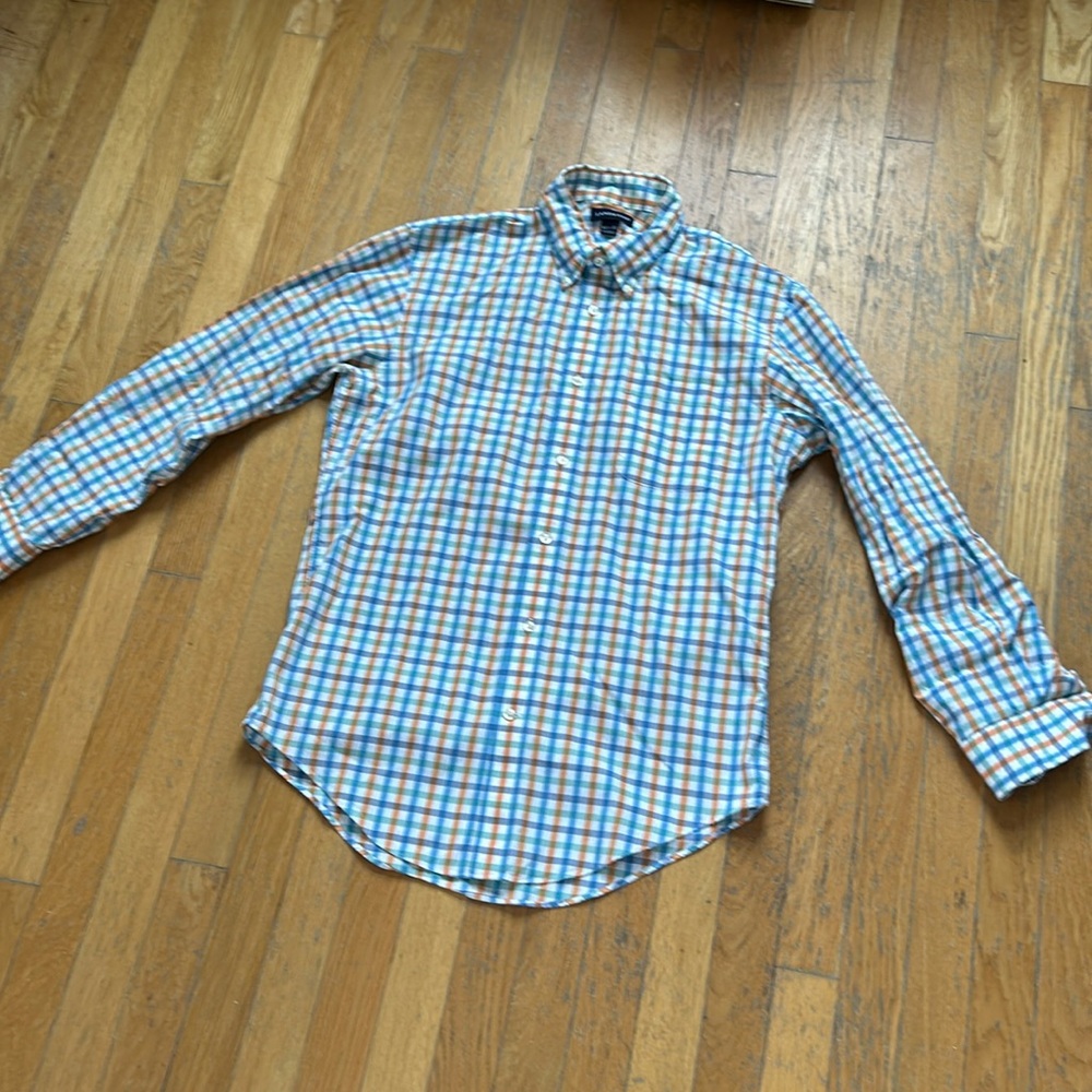 Land’s End Plaid Oxford